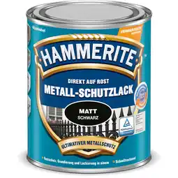 toom Baumarkt Hammerite Metallschutzlack schwarz matt 750 ml Angebot