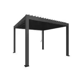 toom Baumarkt Biohort Pergola Gr. 3,5 x 3,5 dunkelgrau-metallic 367,5 x 367,5 cm Angebot