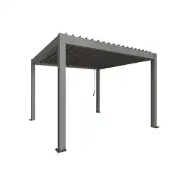toom Baumarkt Biohort Pergola Gr. 3,5 x 3,5 quarzgrau-metallic 367,5 x 367,5 cm Angebot