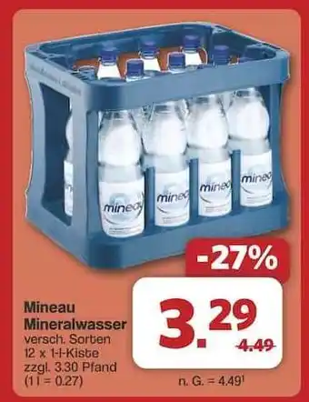 Famila Nord Ost Mineau Mineralwasser Angebot