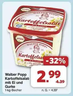 Famila Nord Ost Walter Popp Kartoffelsalat mit Ei und Gurke Angebot