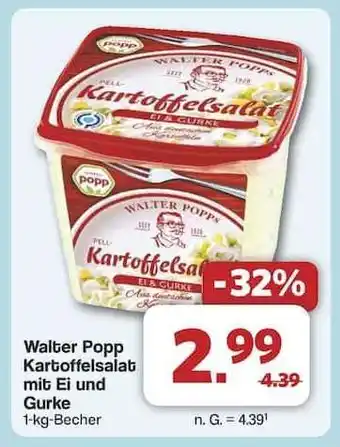 Famila Nord Ost Walter Popp Kartoffelsalat mit Ei und Gurke Angebot