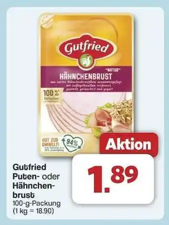Famila Nord Ost Gutfried Puten- oder Hähnchenbrust Angebot