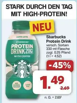 Famila Nord Ost Starbucks Protein Drink Angebot