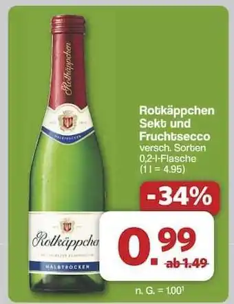 Famila Nord Ost Rotkäppchen Sekt und Fruchtsecco Angebot