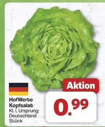 Famila Nord Ost HofWerte Kopfsalat Angebot