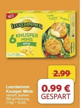 Famila Nord Ost Leerdammer Knusper Minis Angebot