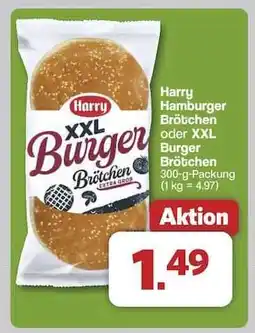 Famila Nord Ost Harry Hamburger Brötchen oder XXL Burger Brötchen Angebot