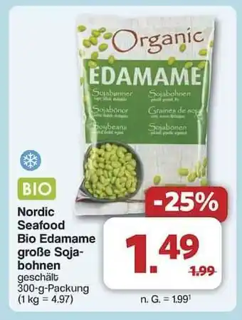 Famila Nord Ost Nordic Seafood Bio Edamame große Sojabohnen Angebot