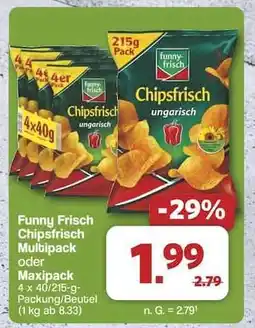 Famila Nord Ost Funny Frisch Chipsfrisch Multipack oder Maxipack Angebot
