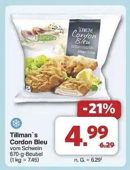 Famila Nord Ost Tillman's Cordon Bleu Angebot