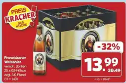 Famila Nord Ost Franziskaner Weissbier Angebot