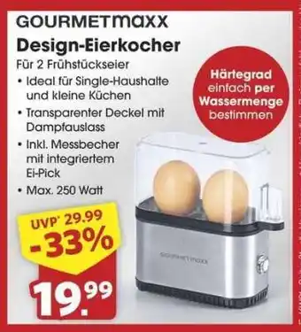 Famila Nord Ost GOURMETmaxx Design-Eierkocher Angebot