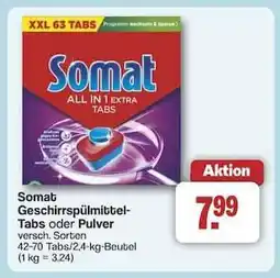 Famila Nord Ost Somat Geschirrspülmittel-Tabs oder Pulver Angebot