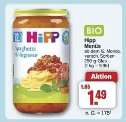 Famila Nord Ost Hipp Menüs Angebot