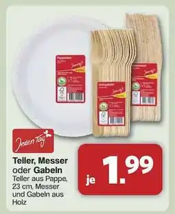 Famila Nord Ost Teller, Messer oder Gabeln Angebot