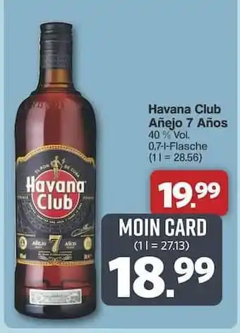 Famila Nord Ost HAVANA CLUB Añejo 7 Años Angebot