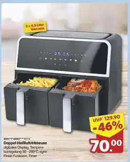 Famila Nord Ost Emerio Doppel-Heißluftfritteuse Angebot