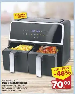 Famila Nord Ost Emerio Doppel-Heißluftfritteuse Angebot