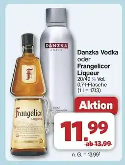 Famila Nord Ost Danzka Vodka oder Frangelico Liqueur Angebot