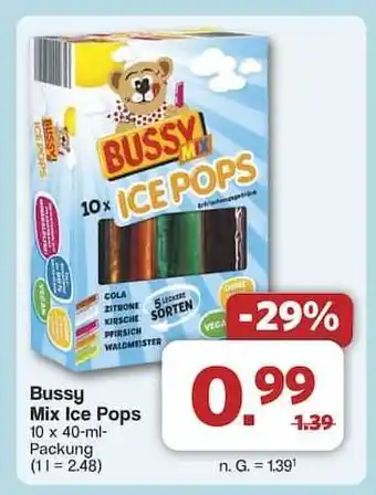 Famila Nord Ost Bussy Mix Ice Pops Angebot