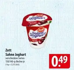 Famila Nord Ost ZOTT Sahne-Joghurt Angebot