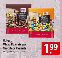 Famila Nord Ost Hofgut Mixed Peanuts oder Chocolate Peanuts Angebot
