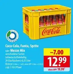 Famila Nord Ost Coca-Cola, Fanta, Sprite oder Mezzo Mix Angebot
