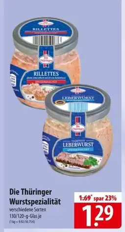 Famila Nord Ost Die Thüringer Wurstspezialität Angebot