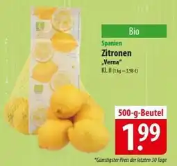 Famila Nord Ost Bio Zitronen 'Verna' Angebot