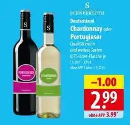 Famila Nord Ost Schneekloth Chardonnay oder Portugieser Angebot