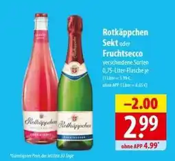 Famila Nord Ost Rotkäppchen Sekt oder Fruchtsecco Angebot
