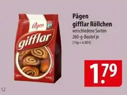 Famila Nord Ost Pågen gifflar Röllchen Angebot