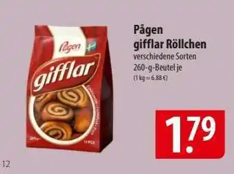 Famila Nord Ost Pågen gifflar Röllchen Angebot