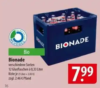 Famila Nord Ost Bionade Angebot