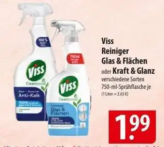Famila Nord Ost Viss Reiniger Glas & Flächen oder Kraft & Glanz Angebot
