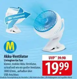Famila Nord Ost Akku-Ventilator Angebot