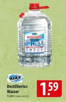 Famila Nord Ost Destilliertes Wasser Angebot