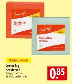 Famila Nord Ost Jeden Tag Servietten Angebot