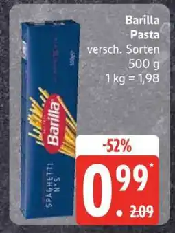 Edeka Barilla Pasta Angebot
