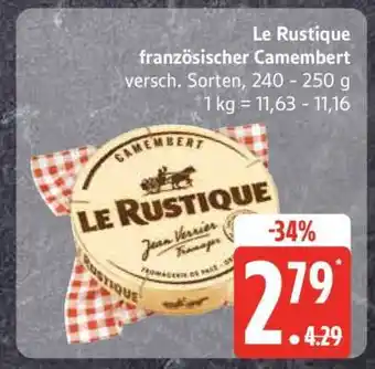 Edeka Le Rustique französischer Camembert Angebot