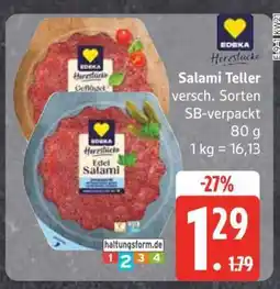 Edeka Salami-Teller Angebot