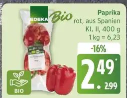 Edeka Paprika rot, aus Spanien Angebot