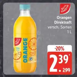 Edeka Orangen Direktsaft Angebot
