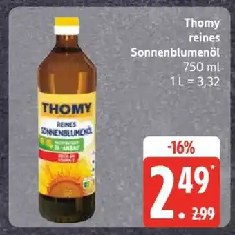 Edeka THOMY Reines Sonnenblumenöl Angebot