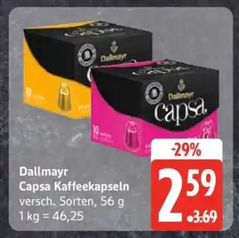 Edeka DALLMAYR Capsa Kaffeekapseln Angebot