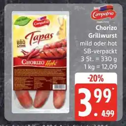 Edeka Chorizo Grillwurst Angebot