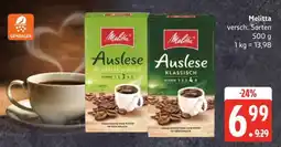 Edeka Melitta Auslese Kaffee Angebot