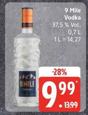 Edeka 9 MILE Vodka Angebot