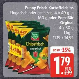 Edeka FUNNY-FRISCH Kartoffelchips Angebot